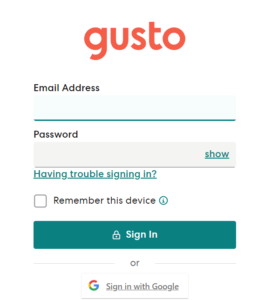 How to Login Gusto